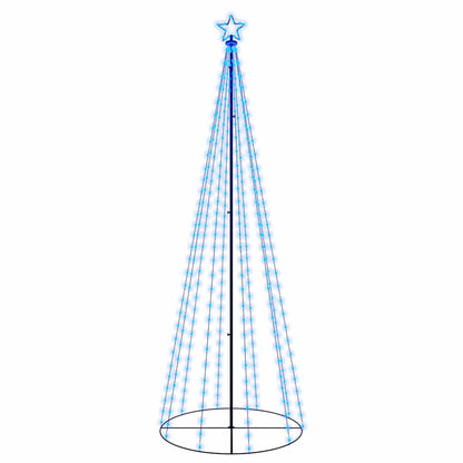 vidaXL Christmas Cone Tree Blue 310 LEDs 100x300 cm