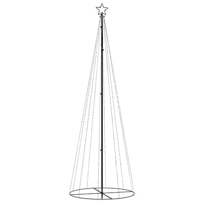 vidaXL Christmas Cone Tree Blue 310 LEDs 100x300 cm
