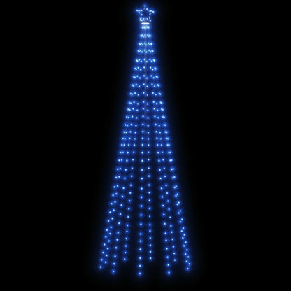 vidaXL Christmas Cone Tree Blue 310 LEDs 100x300 cm