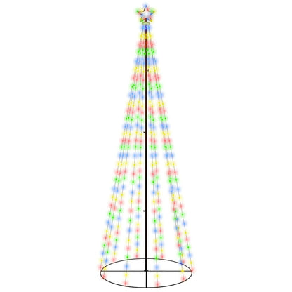 vidaXL Christmas Cone Tree Colourful 310 LEDs 100x300 cm