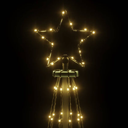 343554 vidaXL Christmas Tree with Spike Warm White 310 LEDs 300 cm