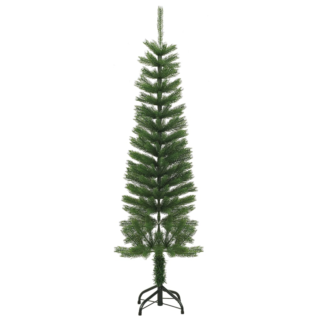 vidaXL Christmas Tree | Green | Polyethylene | Slim | Durable | Christmas Tree