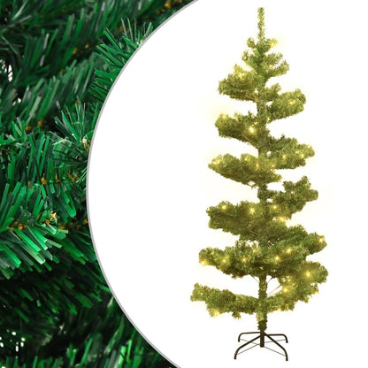 vidaXL Swirl Christmas Tree | Green | PVC | 150 cm tall | Swirl Christmas Tree
