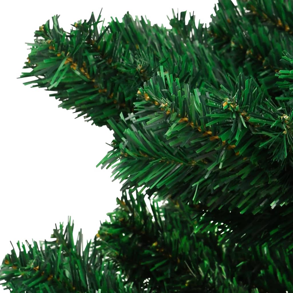vidaXL Swirl Christmas Tree | Green | PVC | 150 cm tall | Swirl Christmas Tree