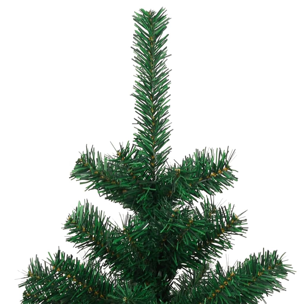 vidaXL Swirl Christmas Tree | Green | PVC, Steel | 180 cm | Swirl Christmas Tree