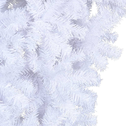 vidaXL Christmas Tree | White | PVC | Large | Decorative Inlays