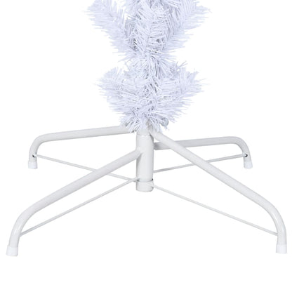 vidaXL Christmas Tree | White | PVC | Large | Decorative Inlays