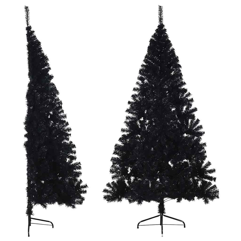 vidaXL Christmas Tree | Black | PVC | Large | Christmas Tree | Crescent