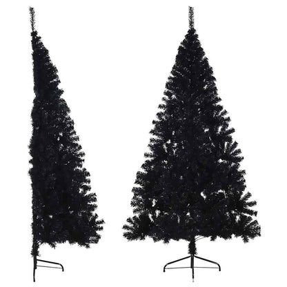 vidaXL Christmas Tree | Black | PVC | Large | Christmas Tree | Crescent