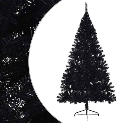 vidaXL Christmas Tree | Black | PVC | Large | Christmas Tree | Crescent