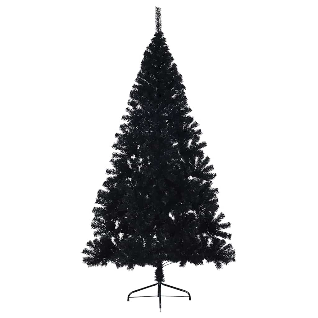vidaXL Christmas Tree | Black | PVC | Large | Christmas Tree | Crescent