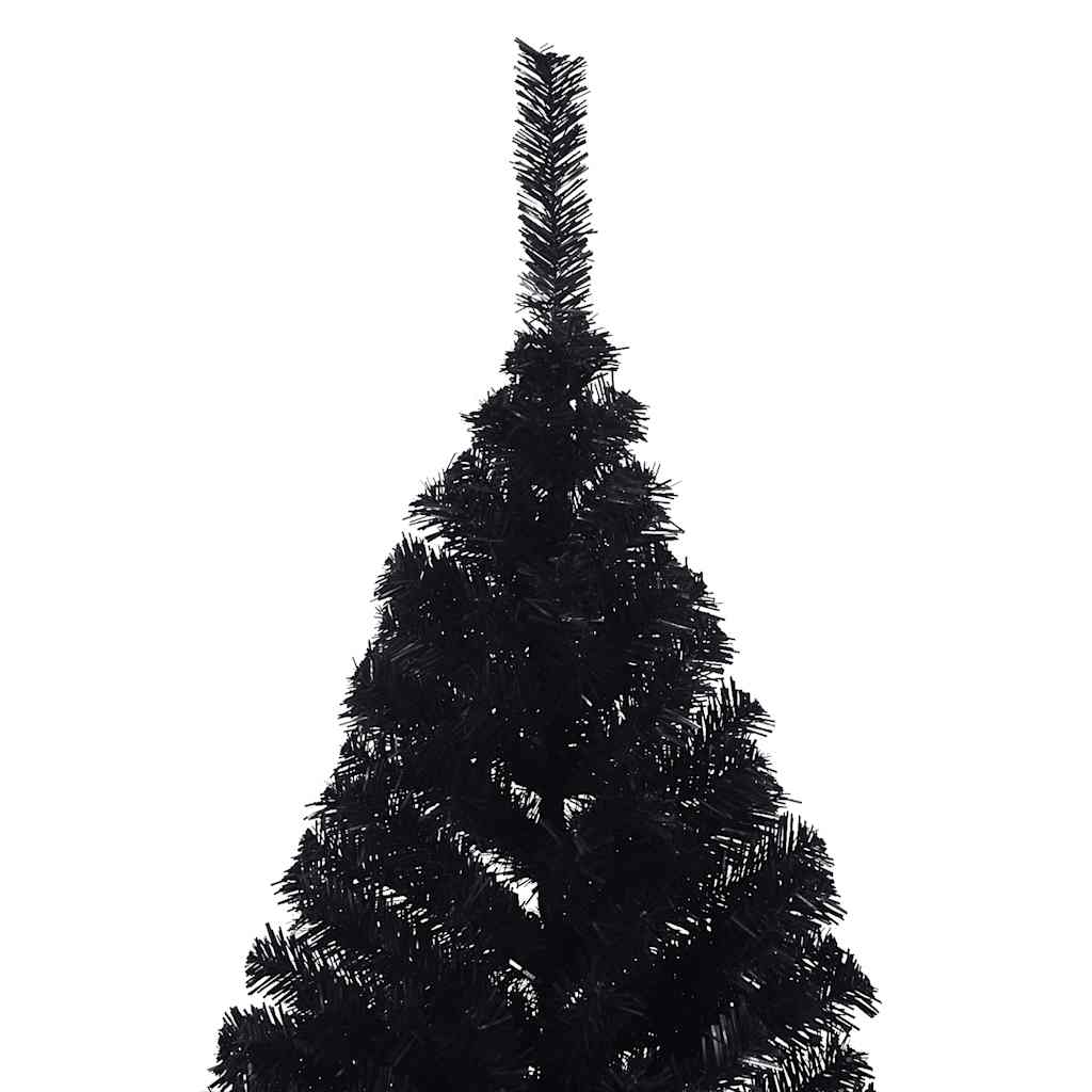 vidaXL Christmas Tree | Black | PVC | Large | Christmas Tree | Crescent