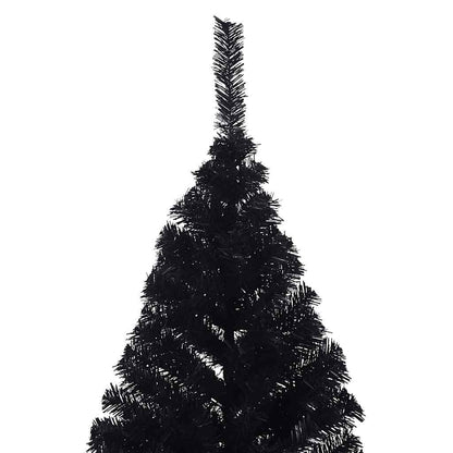 vidaXL Christmas Tree | Black | PVC | Large | Christmas Tree | Crescent
