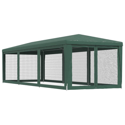 vidaXL Party Tent | Green | High-density polyethylene (HDPE) | 3x9 m