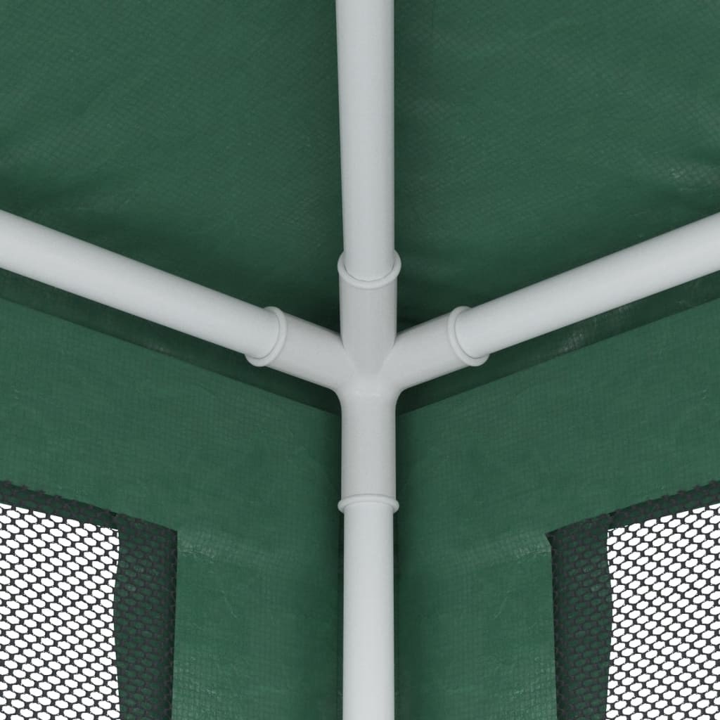 vidaXL Party Tent | Green | High-density polyethylene (HDPE) | 3x9 m