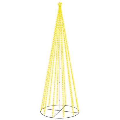 vidaXL Christmas Cone Tree Warm White 732 LEDs 160x500 cm