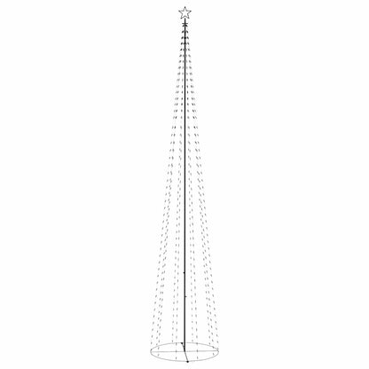 vidaXL Christmas Cone Tree Cold White 732 LEDs 160x500 cm