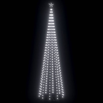 vidaXL Christmas Cone Tree Cold White 732 LEDs 160x500 cm
