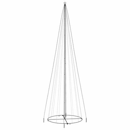 vidaXL Christmas Cone Tree Warm White 1134 LEDs 230x800 cm
