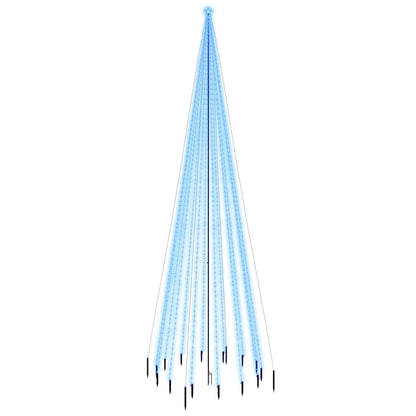 vidaXL Christmas Tree with Spike Blue 1134 LEDs 800 cm