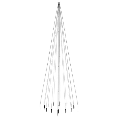 vidaXL Christmas Tree with Spike Blue 1134 LEDs 800 cm