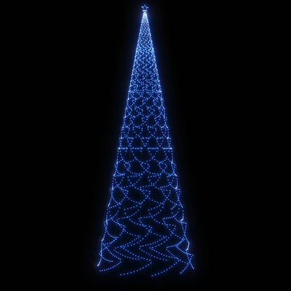 vidaXL Christmas Tree with Spike Blue 3000 LEDs 800 cm