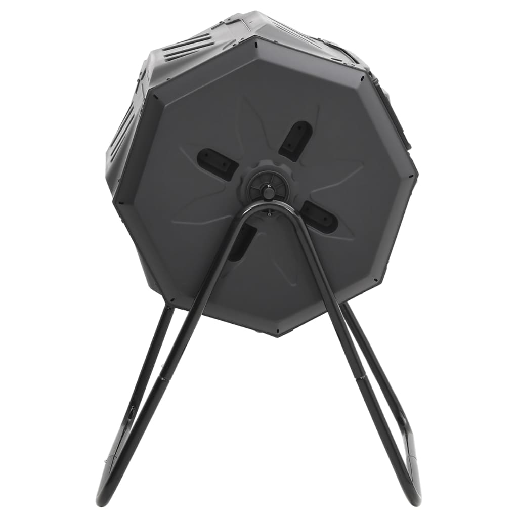 vidaXL Garden Compost Bin Black 73x64x95 cm 160 L