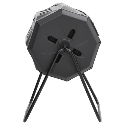 vidaXL Garden Compost Bin Black 73x64x95 cm 160 L