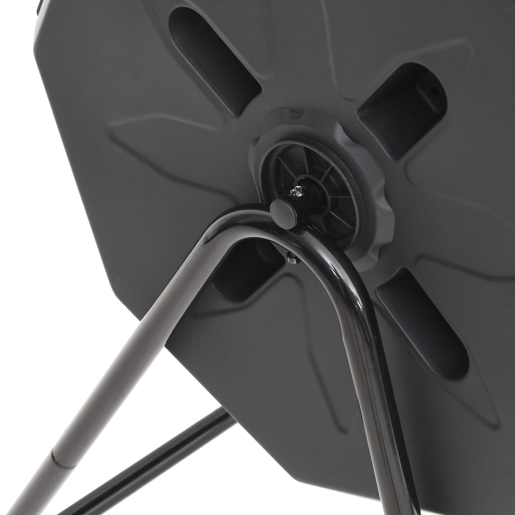 vidaXL Garden Compost Bin Black 73x64x95 cm 160 L