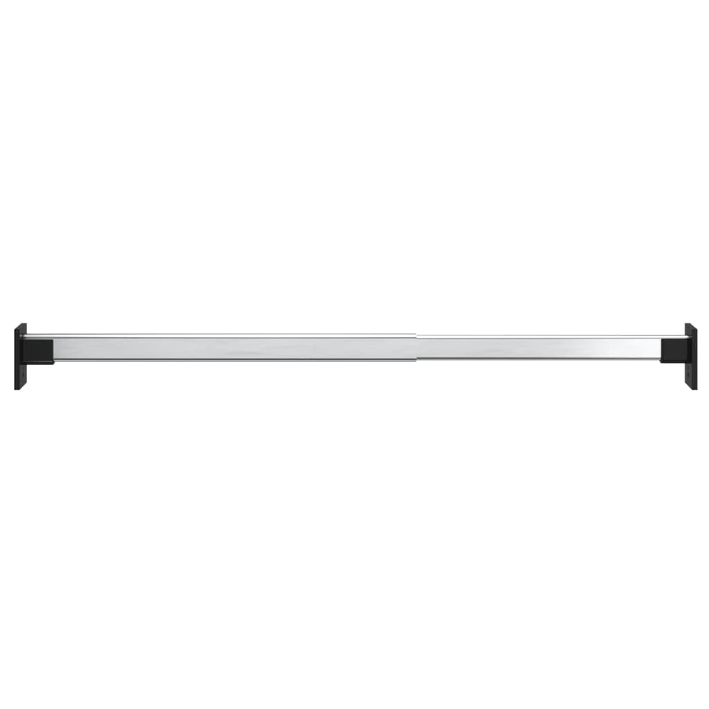 vidaXL Telescopic Wardrobe Rails 4 pcs Silver 58-100 cm