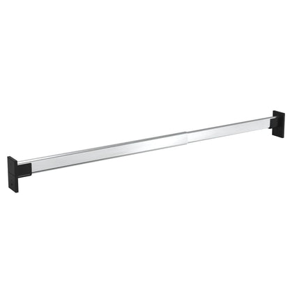 vidaXL Telescopic Wardrobe Rails 4 pcs Silver 58-100 cm