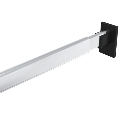 vidaXL Telescopic Wardrobe Rails 4 pcs Silver 58-100 cm