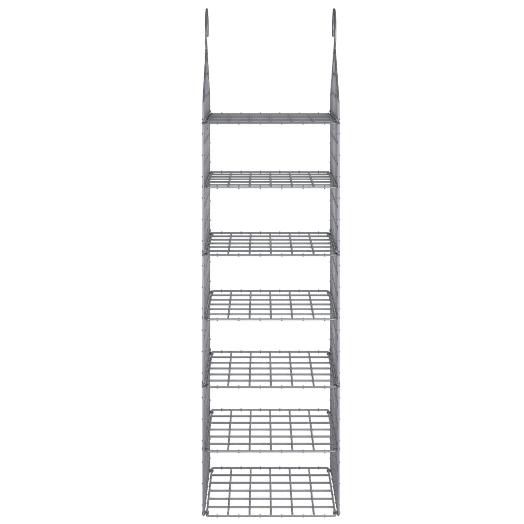 vidaXL Hanging Closet Organiser with 7 Shelves 2 pcs