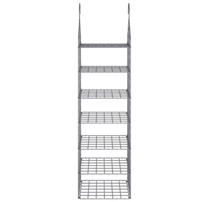vidaXL Hanging Closet Organiser with 7 Shelves 2 pcs