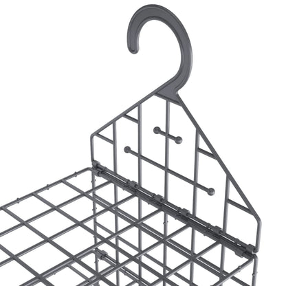 vidaXL Hanging Closet Organiser with 7 Shelves 2 pcs