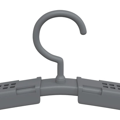 vidaXL Clothes Hanger | Grey | PP (Polypropylene), PE (polyethylene)