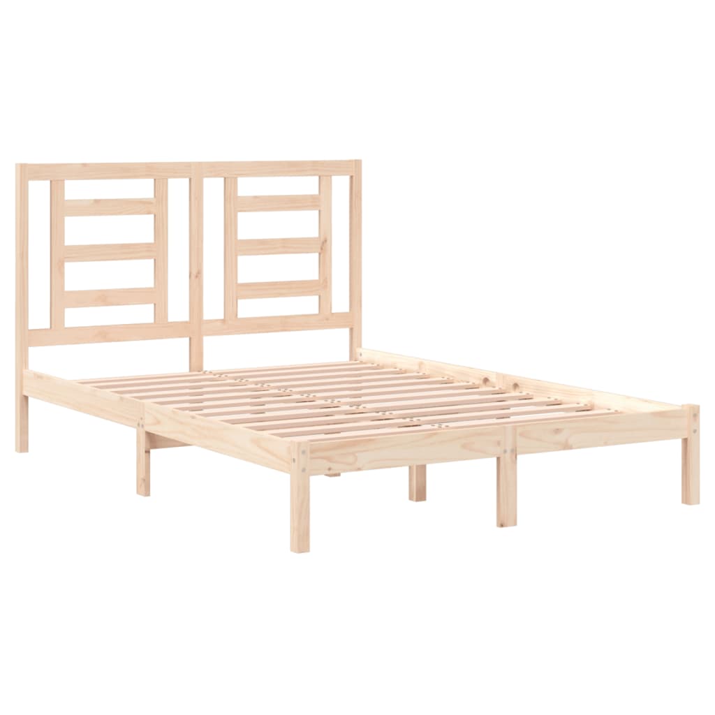 vidaXL Bed Frame without Mattress 140x200 cm Solid Wood Pine