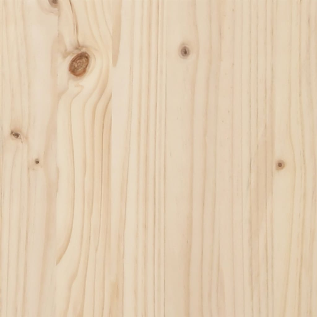 vidaXL Bed Frame | Natural wood | Solid pine wood | Super King | Bed Frame