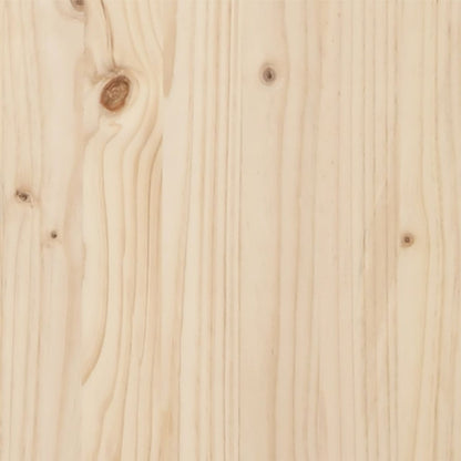 vidaXL Bed Frame | Natural wood | Solid pine wood | Super King | Bed Frame