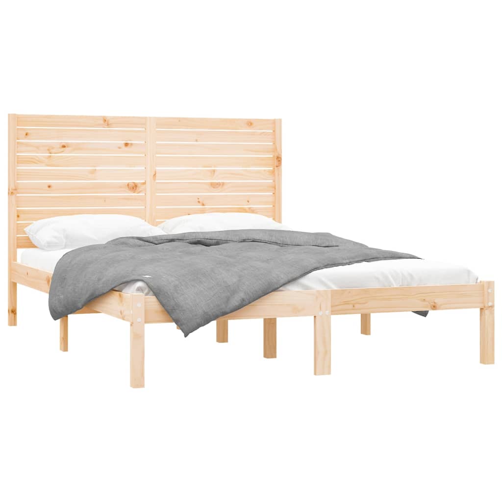 vidaXL Bed Frame without Mattress 140x200 cm Solid Wood