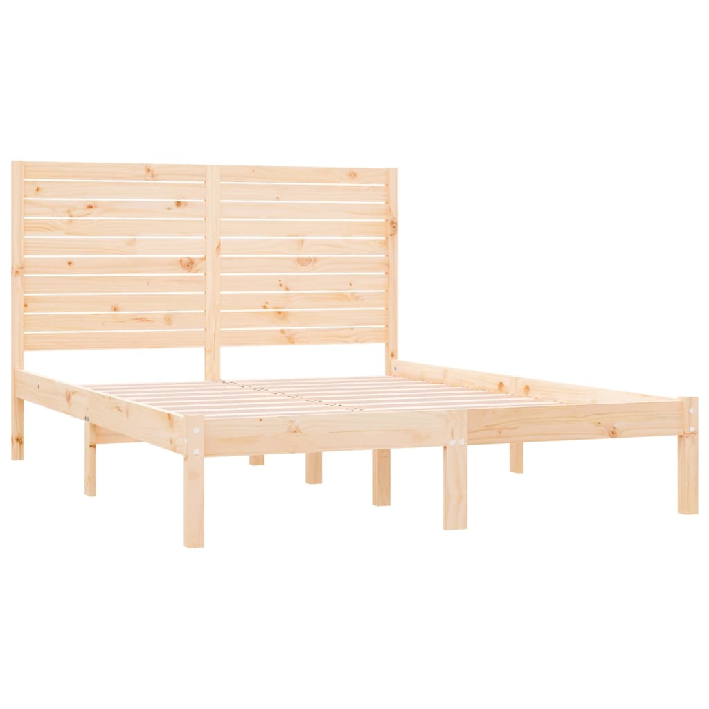 vidaXL Bed Frame without Mattress 140x200 cm Solid Wood