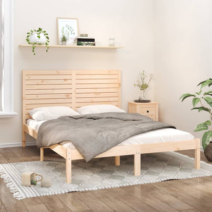 vidaXL Bed Frame without Mattress 140x200 cm Solid Wood