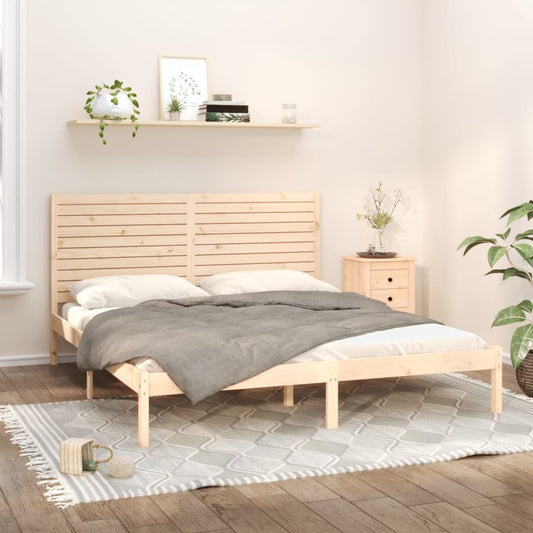 vidaXL Bed Frame without Mattress 200x200 cm Solid Wood