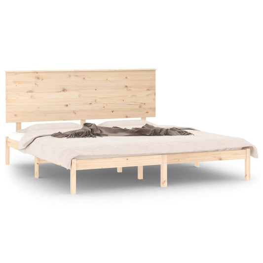 vidaXL Bed Frame without Mattress 150x200 cm King Size Solid Wood