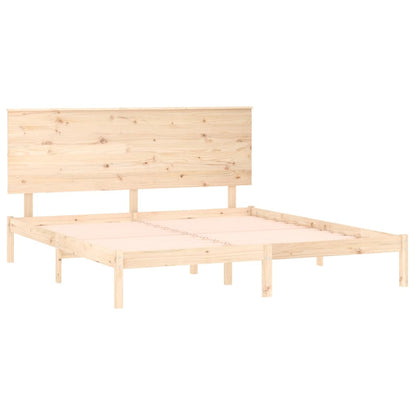 vidaXL Bed Frame without Mattress 150x200 cm King Size Solid Wood