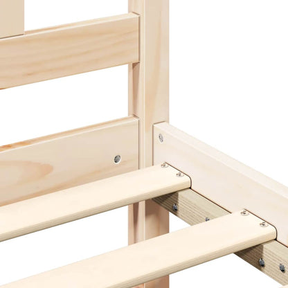 vidaXL Bed Frame without Mattress 135x190 cm Double Solid Wood