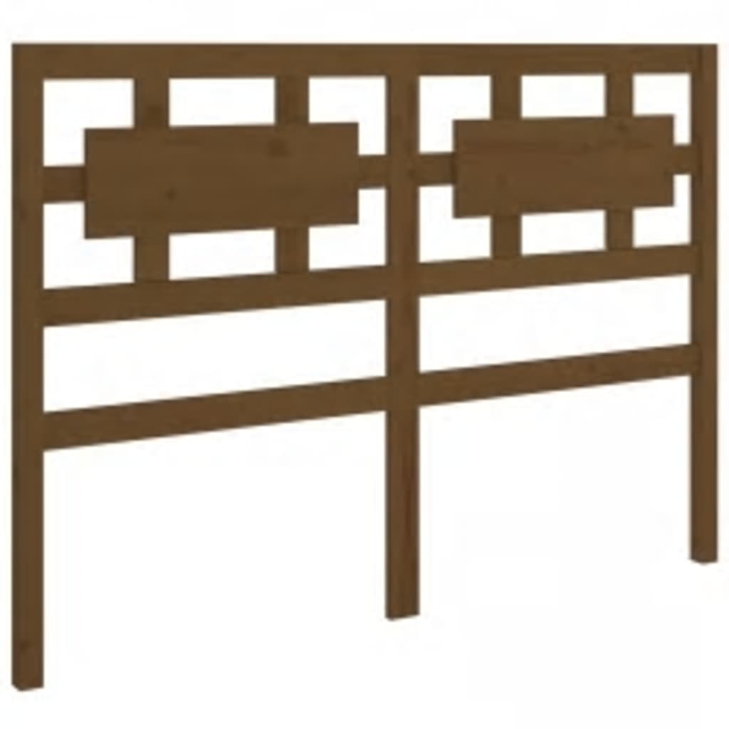 vidaXL Bed Frame without Mattress Honey Brown 200x200 cm Solid Wood