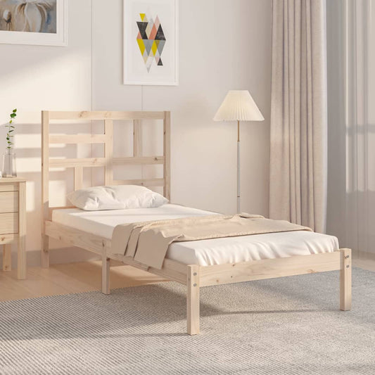 vidaXL Bed Frame |  Durable  | Single Bed Frame | Rectangular | Minimalist