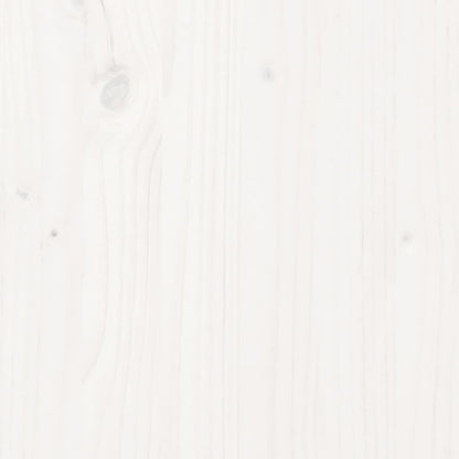vidaXL Bed Frame | White | Solid pine wood, plywood slats | Double | Sturdy