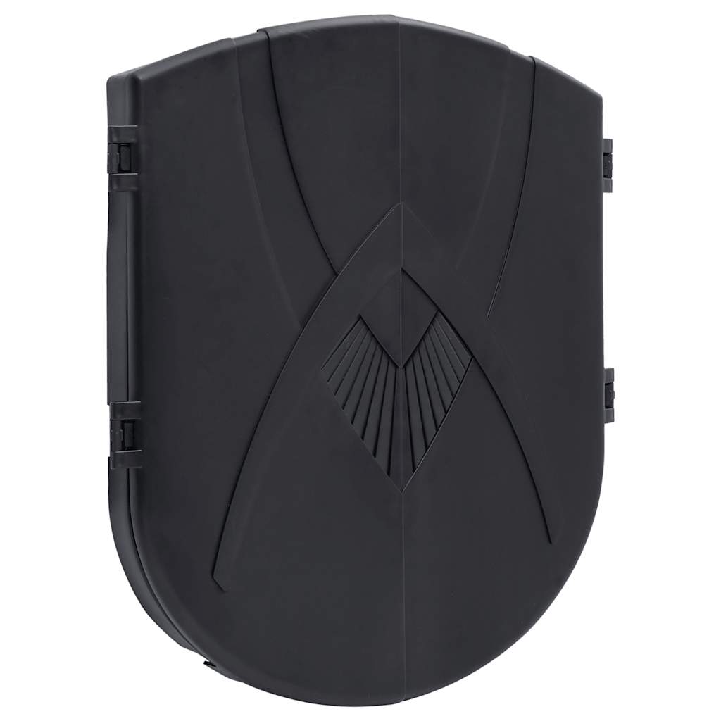 vidaXL Electric Dartboard with Darts Black Polypropylene